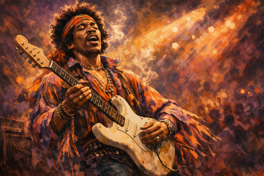 Clases de guitarra electrica Jimmy Hendrix
