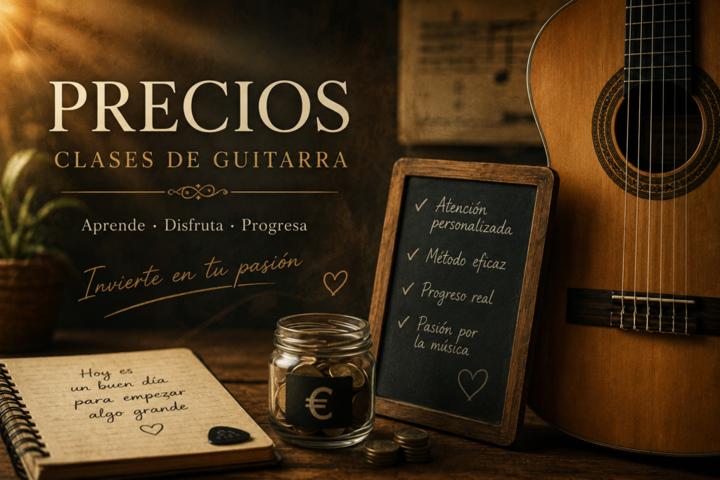 Precios Clases de guitarra en Dos Hermanas - Sevilla